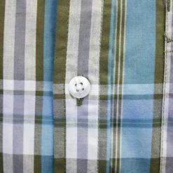 Spotted Clothing Columbia Men's Olive Blue Plaid Rapid Rivers II S/S Shirt