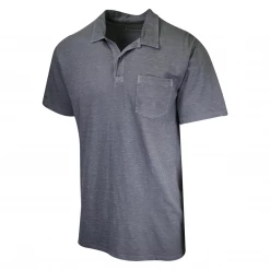 Eddie Bauer Men's River Wash Slub S/S Polo Shirt Mens