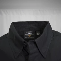 Harley-Davidson Men's Classic Black S/S Woven Shirt (S05)