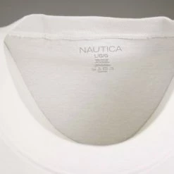 Nautica Men's 3 Pack White Crewneck S/S Tee (Retail $40)