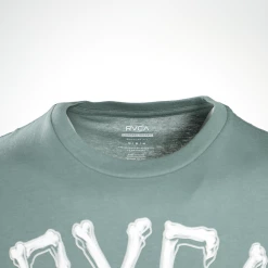 RVCA Men's Green Trouble In Paradize Regular Fit S/S T-Shirt (S27) 10 RVCA Men's Green Trouble In Paradize Regular Fit S/S T-Shirt (S27)