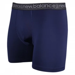 New Balance Men's Black, Navy, Bright Blue 4 Pack Boxer Brief (S04) Mens