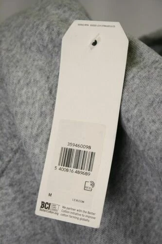 Levi's Women's Heather Grey Official Logo Pullover Hoodie 8 Levi's Women's Heather Grey Official Logo Pullover Hoodie