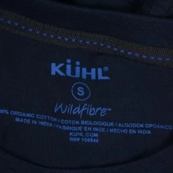 Kuhl Men's Pirate Blue Mountain Born In The Wild S/S T-Shirt (S11B) 13 Kuhl Men's Pirate Blue Mountain Born In The Wild S/S T-Shirt (S11B)