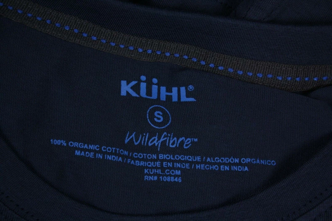 Kuhl Men's Pirate Blue Mountain Born In The Wild S/S T-Shirt (S11B) 8 Kuhl Men's Pirate Blue Mountain Born In The Wild S/S T-Shirt (S11B)