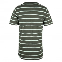 Vans Men's Ranger Green Teal Striped Endless S/S T-Shirt (S01) 11 Vans Men's Ranger Green Teal Striped Endless S/S T-Shirt (S01)