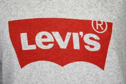 Levi's Women's Heather Grey Official Logo Pullover Hoodie 6 Levi's Women's Heather Grey Official Logo Pullover Hoodie