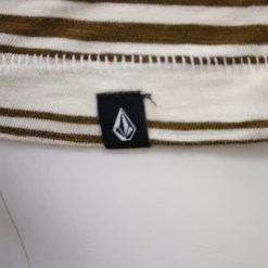 Volcom Men's White Flash Flexure Crew L/S T-Shirts (S02)