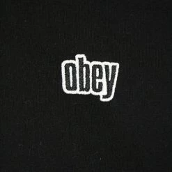 OBEY Men's Black Green L/S Polo Shirt (S16)