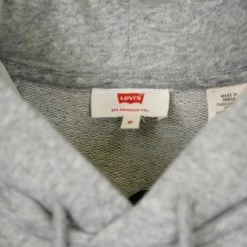 Levi's Women's Heather Grey Official Logo Pullover Hoodie 12 Levi's Women's Heather Grey Official Logo Pullover Hoodie