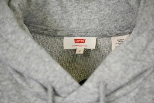 Levi's Women's Heather Grey Official Logo Pullover Hoodie 7 Levi's Women's Heather Grey Official Logo Pullover Hoodie