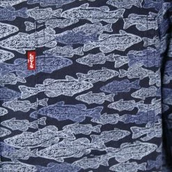 Levi's Men's Blue Fish S/S Woven Shirt 11 Levi's Men's Blue Fish S/S Woven Shirt