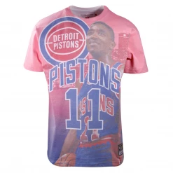 Mens Mitchell & Ness Men's Isiah Thomas #11 Detroit Pistons City Pride S/S T-Shirt
