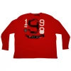 Sean John Men's True Red 98 Thermal L/S Pull Over Sweater Mens