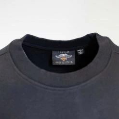 Harley-Davidson Men's Black L/S Pullover Sweater (S02)