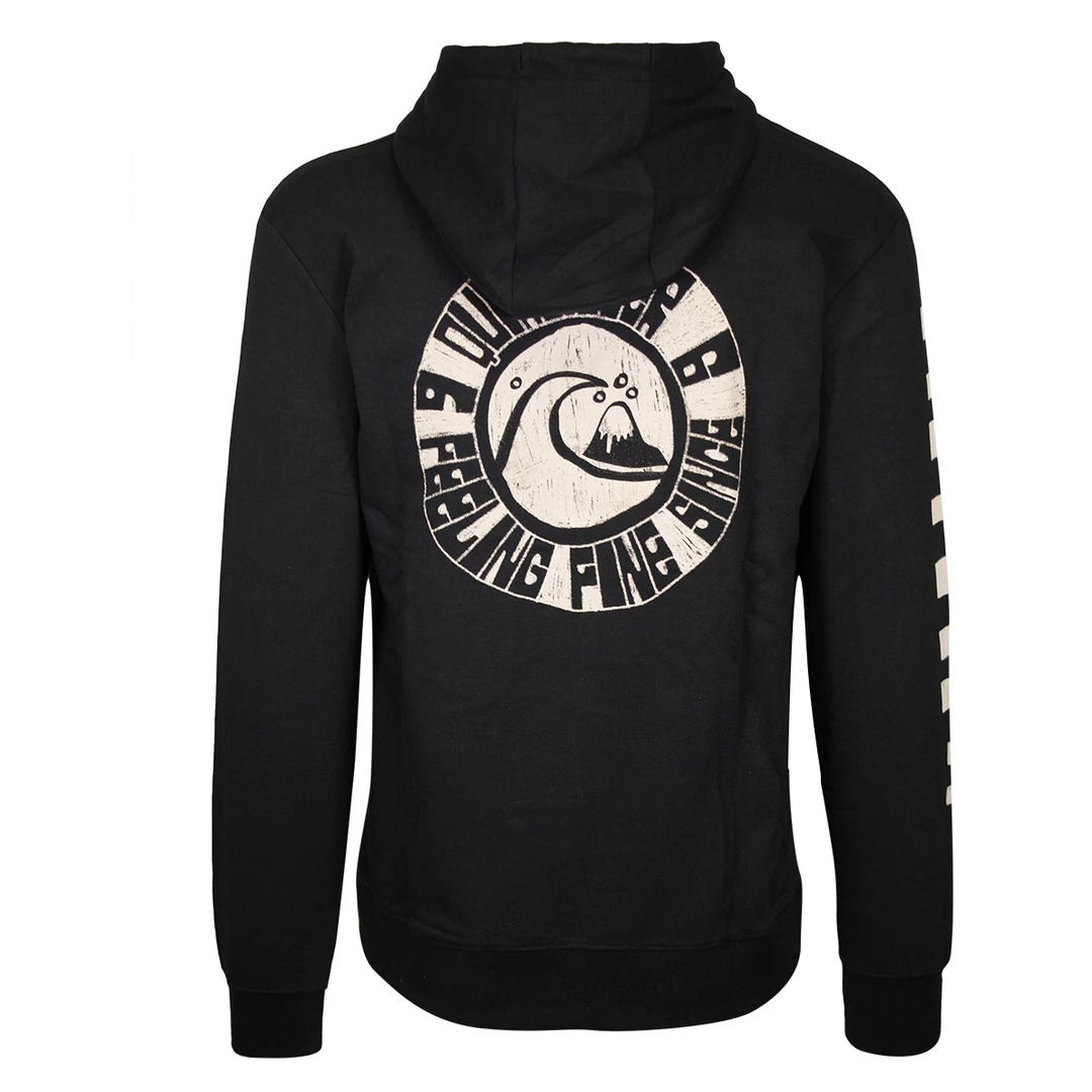 Quik Silver Quiksilver Men's Feeling Fine Since 69' Pull Over Hoodie (S03) 13 Quik Silver Quiksilver Men's Feeling Fine Since 69' Pull Over Hoodie (S03)