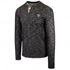 GUESS Men's Dunston Henley L/S T-Shirt (Retail $39.99) S01