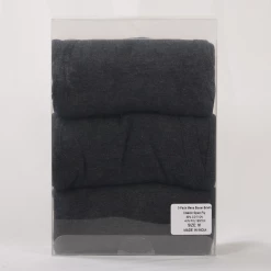 French Connection Men's 3 Pack Dark Grey W/ Black Strap Boxer Brief (S03)