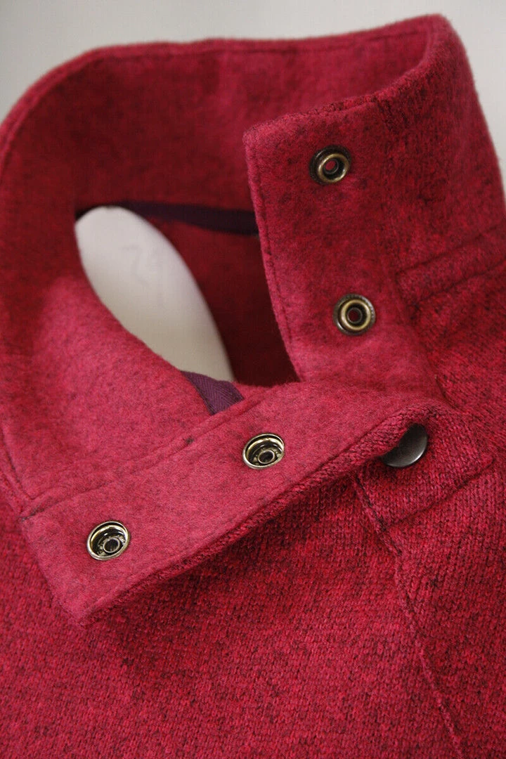 Clearance Eddie Bauer Women's Three Snap On Button Mock Neck Sweater (S04) 13 Clearance Eddie Bauer Women's Three Snap On Button Mock Neck Sweater (S04)