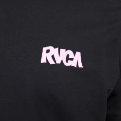 RVCA Men's Black Roberto Regular Fit S/S T-Shirt (S28)