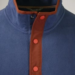 Eddie Bauer Men's Picante Chutes Snap Mock Neck L/S Sweater (Retail $100)