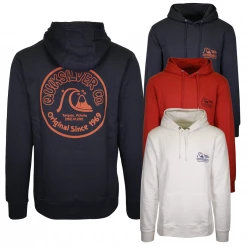 Quiksilver Men's Torquay Victoria Pull Over Hoodie (S05) Quik Silver