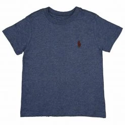 Polo Ralph Lauren Toddler H.Navy Blue - Maroon Pony Round Neck S/S T-Shirt (S16)