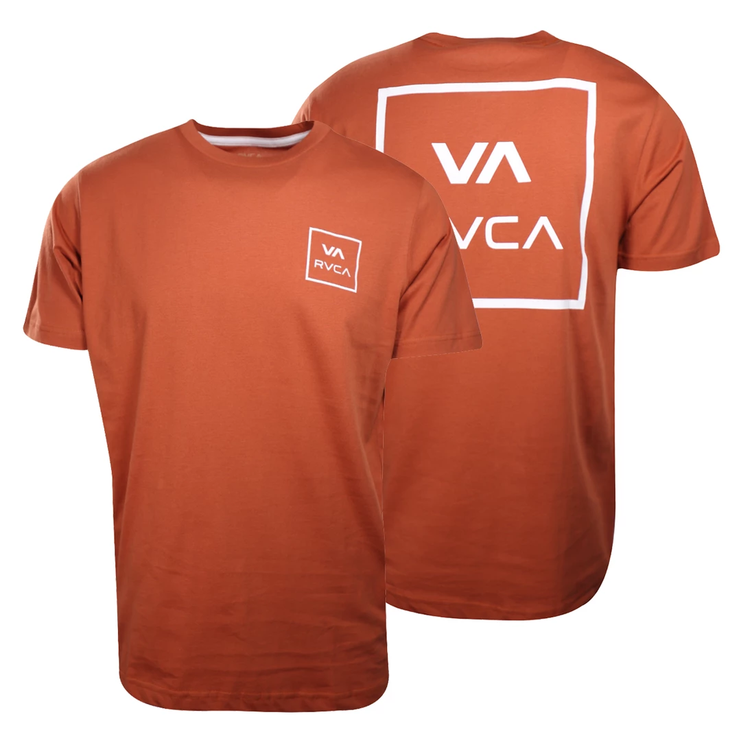 RVCA Men's Orange VA Box Regular Fit S/S T-Shirt (S01) 3 RVCA Men's Orange VA Box Regular Fit S/S T-Shirt (S01)