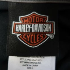 Harley-Davidson Men's Classic Black Gray S/S Polo Shirt