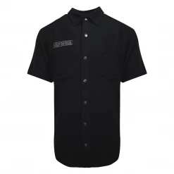 Harley-Davidson Men's Black Patch S/S Woven Shirt (S16)