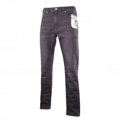 Levi Strauss Men's Black Premium Super Soft Flex Regular Taper Denim Jeans (S47)