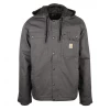 Mens Carhartt Men's Cool-Tone Gravel Washed Duck Sherpa-Lined Utitlity Jacket (S06 V)