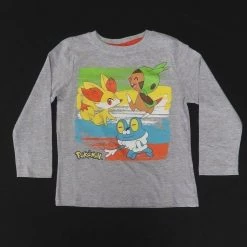 Kids Kid's Pokemon Generation 6 Starters L/S Tee