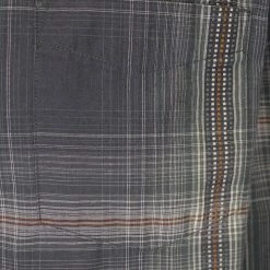 PrAna Men's Grey Green Orange Beige Plaid L/S Woven Shirt (S64)