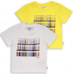 Hugo Boss Kid's Abstract Bookshelf S/S T-Shirt (S02)