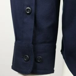 Carhartt Men's Navy United Rugged Professional Series L/S Woven Shirt (S24)