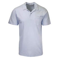Eddie Bauer Men's River Wash Slub S/S Polo Shirt Mens