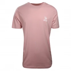 RVCA Men's Millennial Pink Peace Not War Regular Fit S/S T-Shirt (S31)