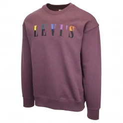 Levi's Men's Maroon Crewneck Sweater (S04)