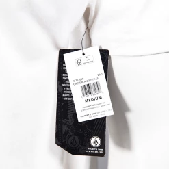 Volcom Men's White Circle Blank S/S T-Shirt (S18)