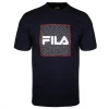 FILA Men's Navy With Red Sportswear Change The Game Box S/S T-Shirt (Size M)