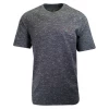 Greg Norman Men's Heather Black S/S T-Shirt (S01D) 2 Greg Norman Men's Heather Black S/S T-Shirt (S01D)