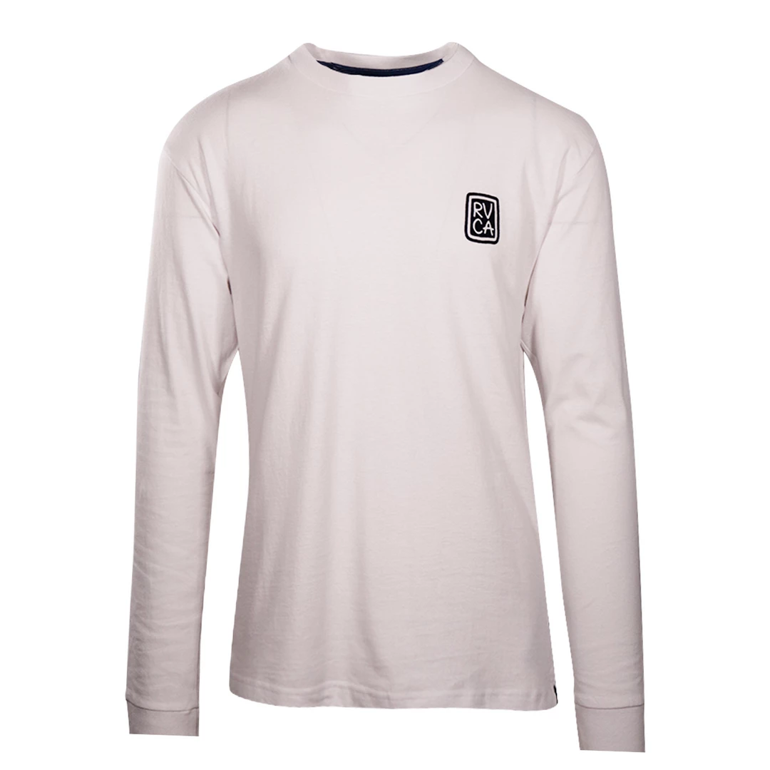 RVCA Men's White Send Noodles L/S T-Shirt (S17) 3 RVCA Men's White Send Noodles L/S T-Shirt (S17)