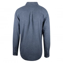 Obey Men's Heather Blue L/S Flannel Shirt (Size Medium)