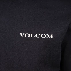 Volcom Men's Black Serif Stone Loose Fit S/S T-Shirt (S05)