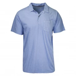 Eddie Bauer Men's River Wash Slub S/S Polo Shirt Mens