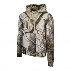 Mens Cabela's ZONE Woodland Men's Winter Pine Print L/S Pullover Hoodie (S01)