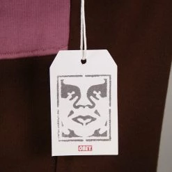 OBEY Men's Two Tone Zip L/S Polo Shirt (S05)