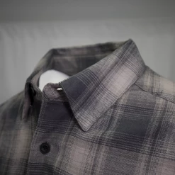 Harley-Davidson Men's Grey Plaid Skull L/S Woven Shirt (S04)