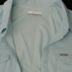 Columbia Women's Sky Blue Omni-Shade Silver Ridge Lite L/S Shirt 490